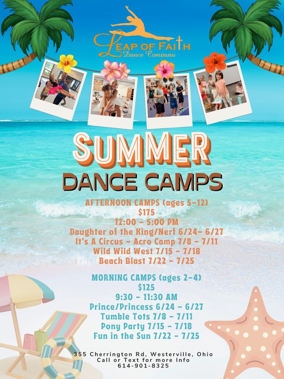 SUMMER CAMPS | Leap of Faith Dance Company